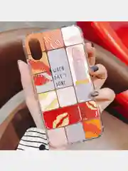 Алый чехол iPhone 11, 12, 12Pro, Палетка