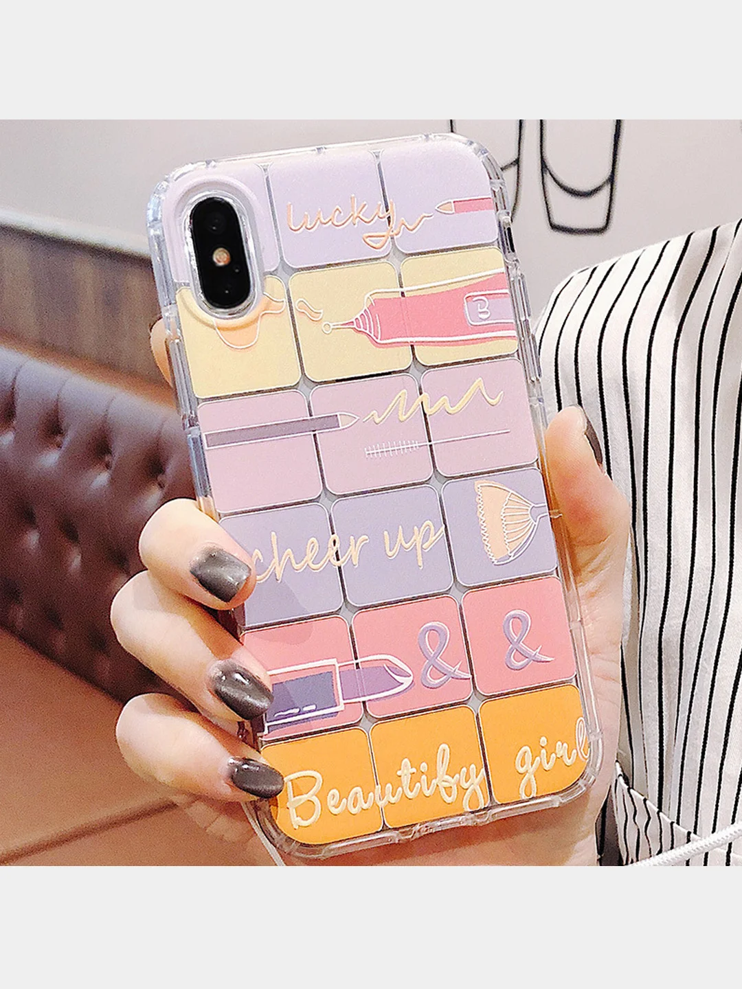 Конфетный чехол iPhone 11, 12, 12Pro, Палетка