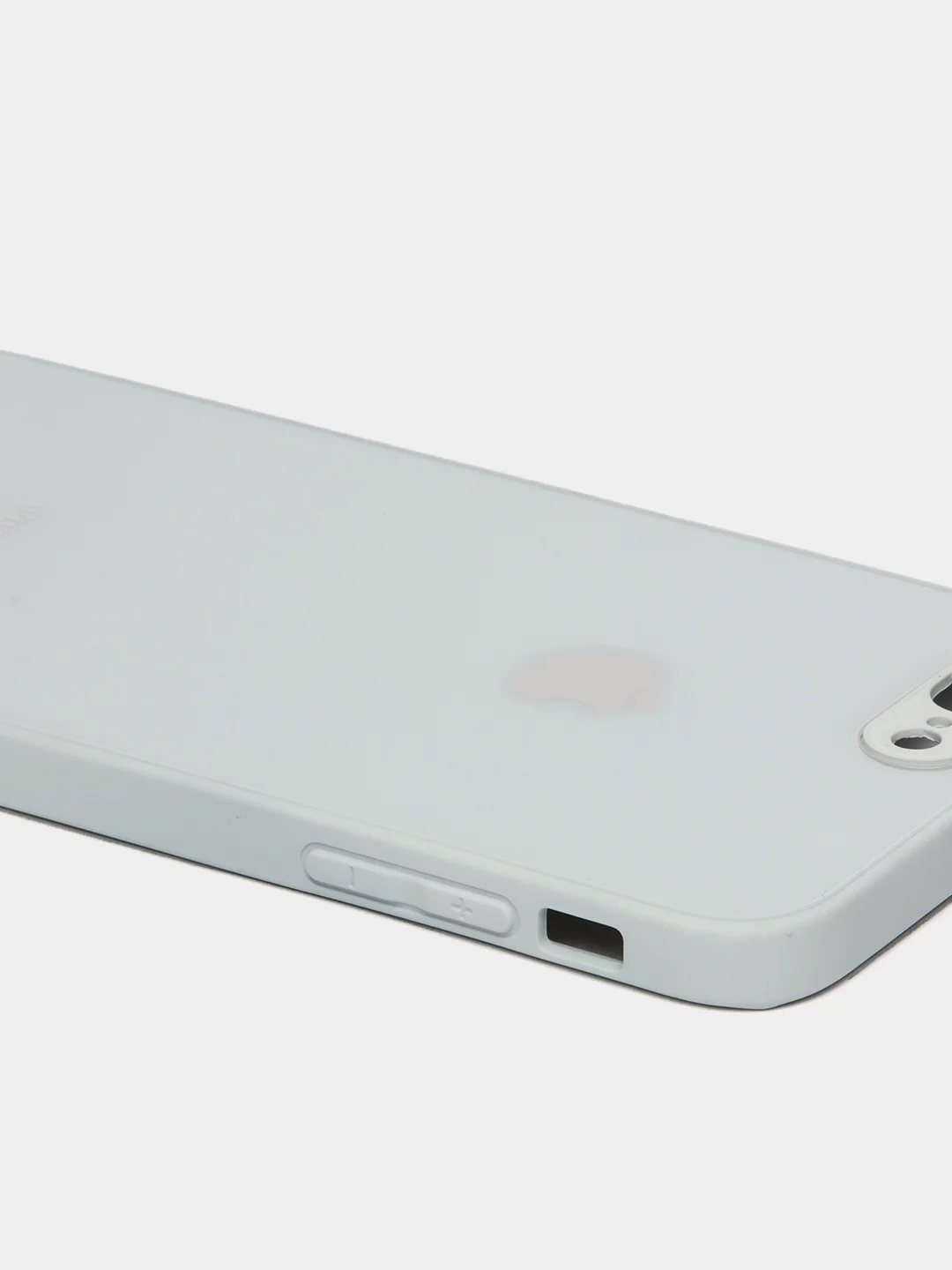 Ледяной чехол силиконовый со стеклянной панелью для iPhone 7 Plus / iPhone 8 Plus