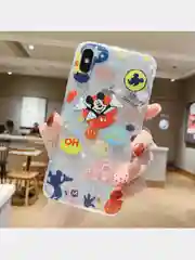 Алый чехол для iPhone 11, 12, 7, 8 "Мышка салют"