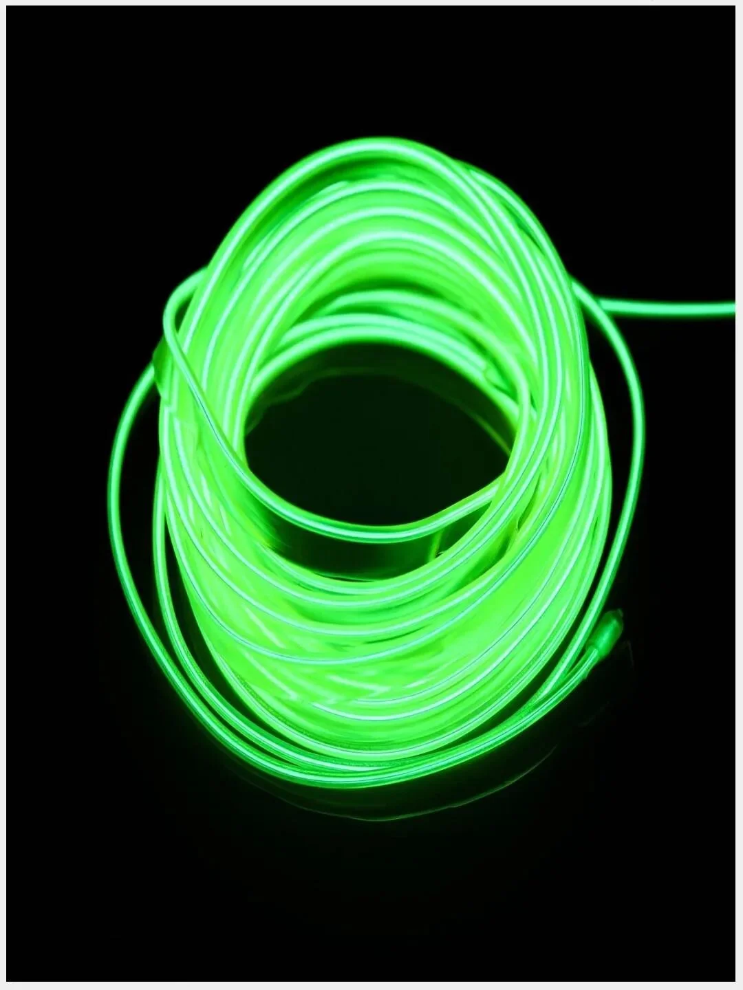 Салатовый неоновая лента для авто EL wire 3m
