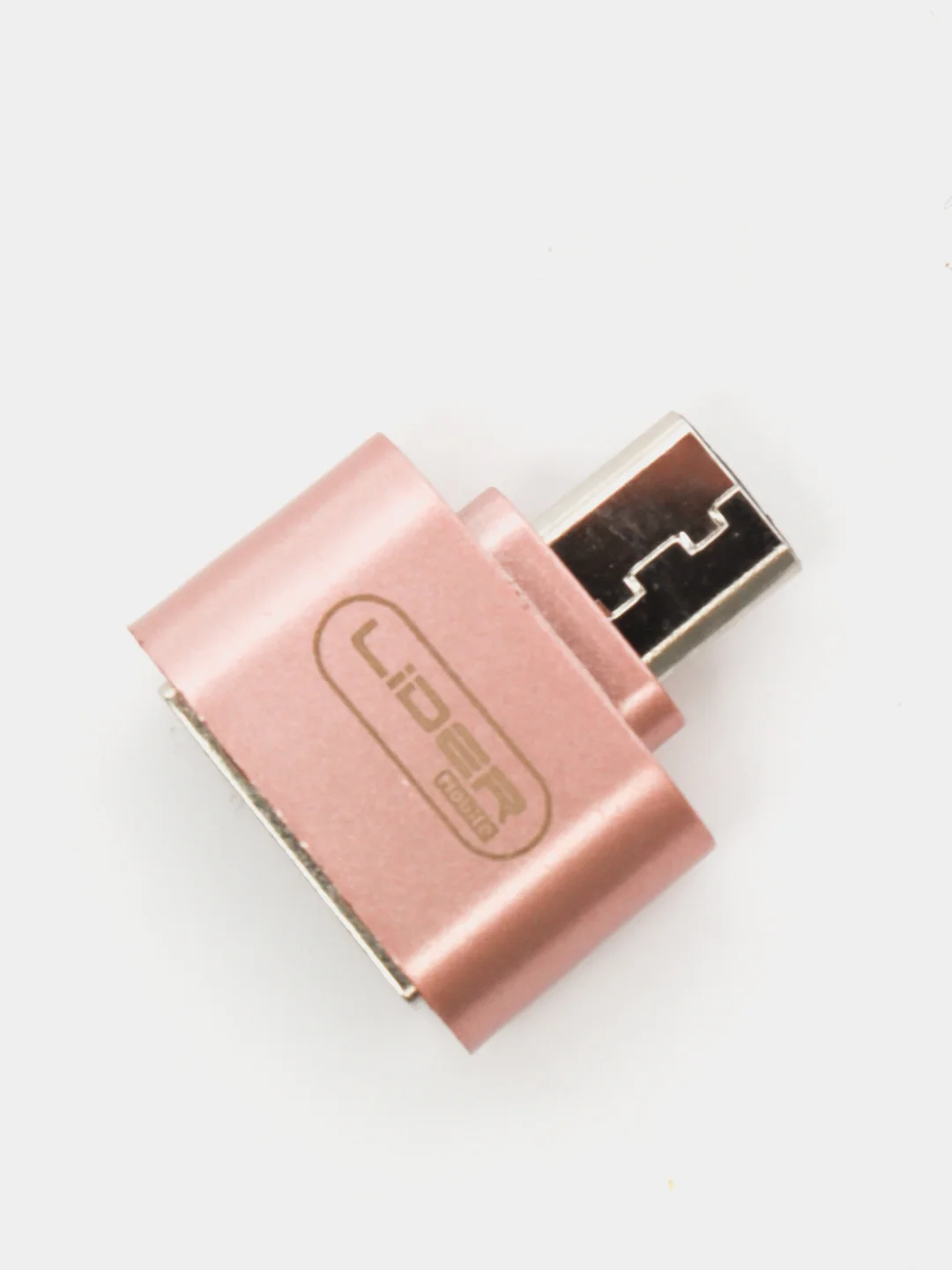 Золотой otg переходник, Lider, Micro-USB