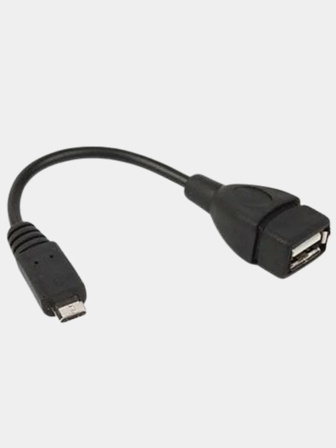 Черный кабель OTG Type-C, адаптер