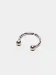 Серебряный циркуляр для септума