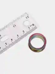 Зеленый тоннель для пирсинга уха из стали