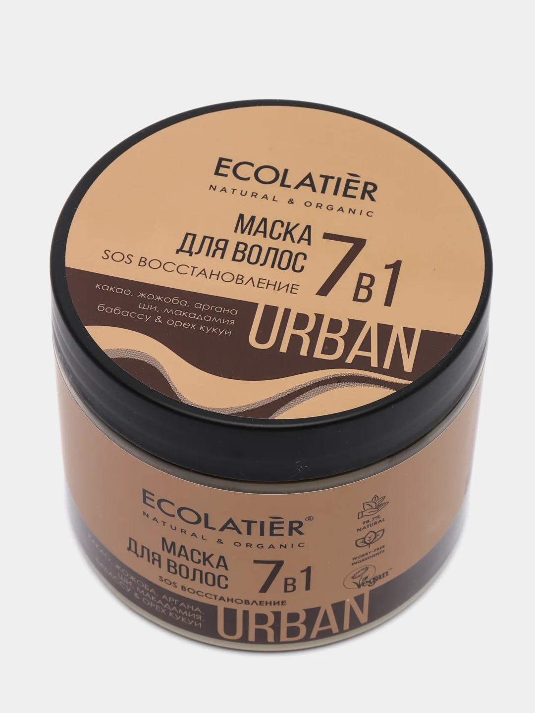 Маска для волос SOS Восстановление 7 в 1 Ecolatier Urban 380 мл
