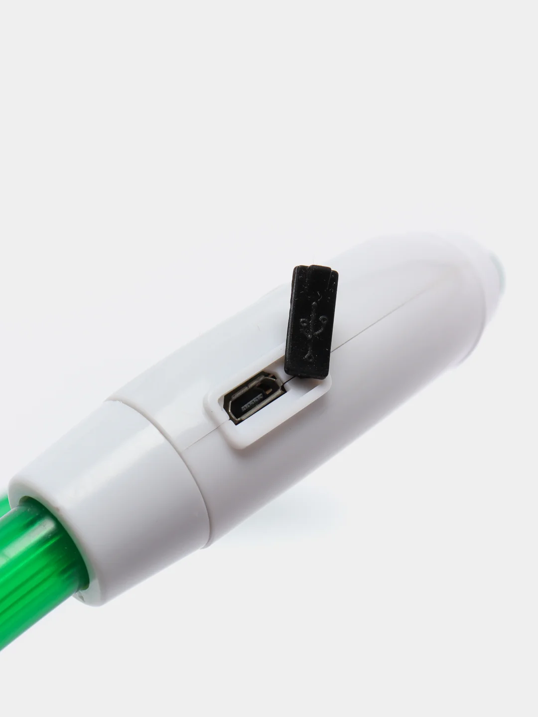 Зеленый ошейник светящийся светодиодный для собак, usb, регулируемый по длине