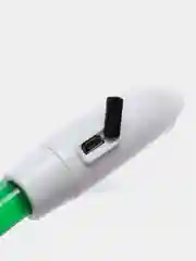 Зеленый ошейник светящийся светодиодный для собак, usb, регулируемый по длине