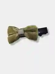 Приглушённый хаки заколка для волос, бант