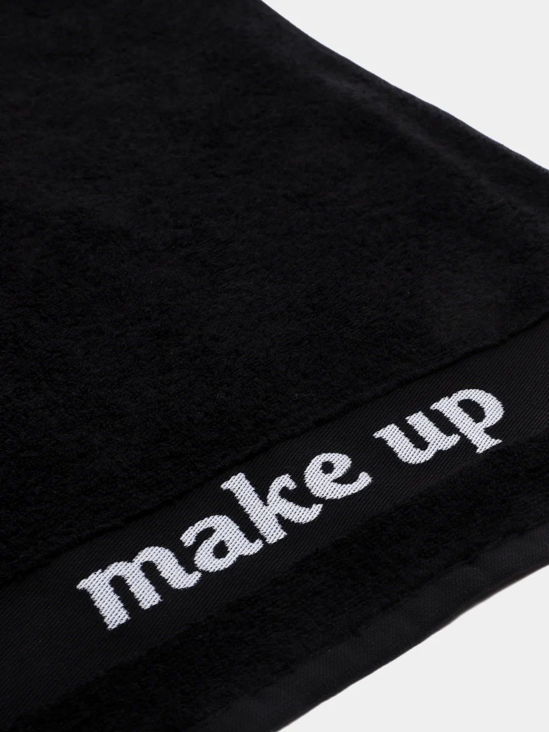 Белый полотенце махровое Love Life Make up 50*90, 100% хлопок