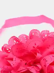 Розовый повязка на голову с бантиком