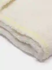 Бежевый пелёнка с капюшоном (МАХРОВАЯ)