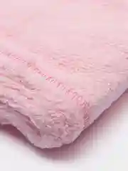 Розовый пелёнка с капюшоном (МАХРОВАЯ)