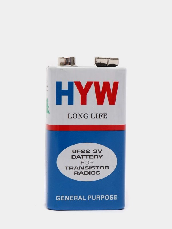 Батарейка Крона HYW LONG LIFE (6F22) 9В