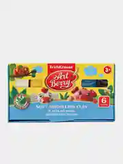 Пластилин мягкий восковой ArtBerry, с алоэ вера, со стеком, 6 цветов, 120 г