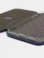 Синий чехол-книжка на iPhone 6/6s, 6 Plus, 7/8, SE 2020, 7/8 Plus, X, XR, XS Max, 11, 11 Pro Max