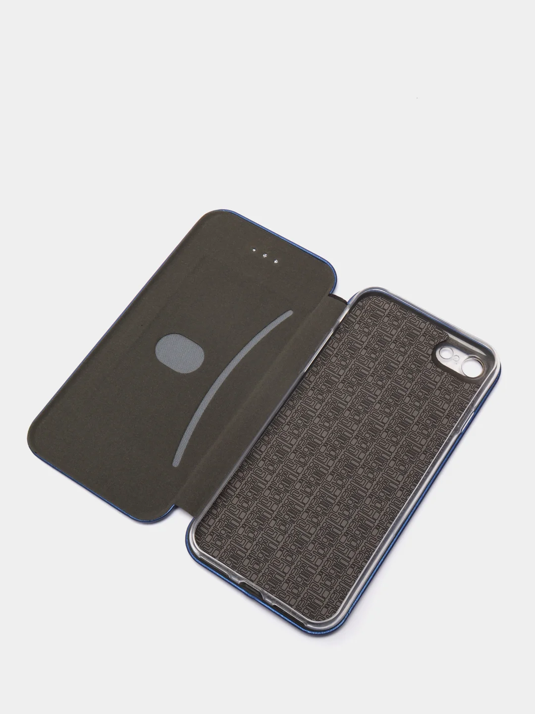 Синий чехол-книжка на iPhone 6/6s, 6 Plus, 7/8, SE 2020, 7/8 Plus, X, XR, XS Max, 11, 11 Pro Max