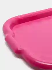Розовый поднос