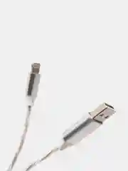 Светящийся USB-зарядник с micro-USB, Type-C, Lightning