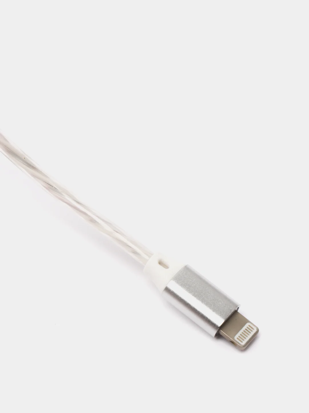 Светящийся USB-зарядник с micro-USB, Type-C, Lightning