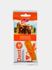 TiTBiT Жевательный снек для собак DENT со вкусом сыра для мелких пород, 40 г