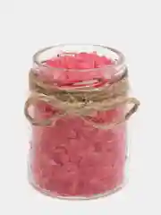 Кораллово-розовый подарочная соль для ванны с сюрпризом, 4 вида: банан, клубника, капучино, вербена