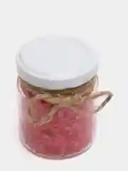 Кораллово-розовый подарочная соль для ванны с сюрпризом, 4 вида: банан, клубника, капучино, вербена