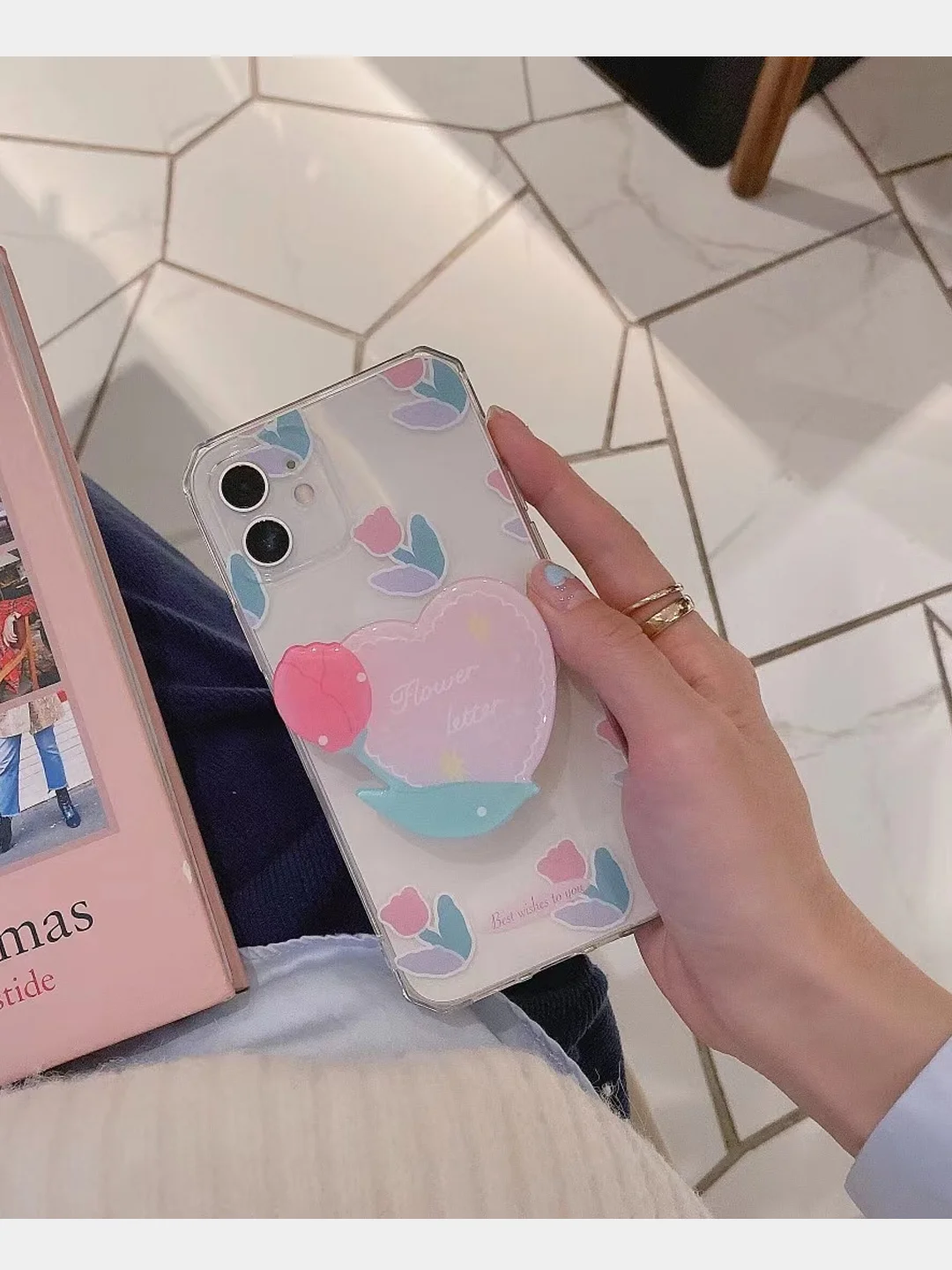 Чехол для iPhone 11 с попсокетом