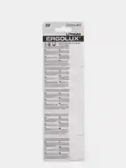 Батарейки ERGOLUX "LITHIUM", тип CR2016, 3 V, 5 штук