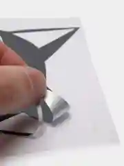 Черный наклейка на авто "Кот"