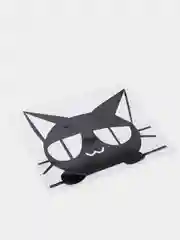Черный наклейка на авто "Кот"