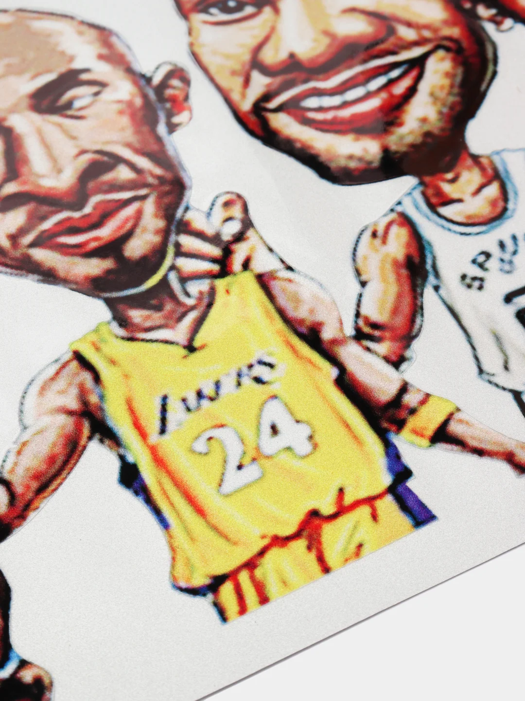 Бежевый наклейка на авто "NBA"