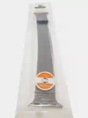 Серебряный миланский металлический ремешок для умных смарт часов Apple Watch series 1-6 и SE