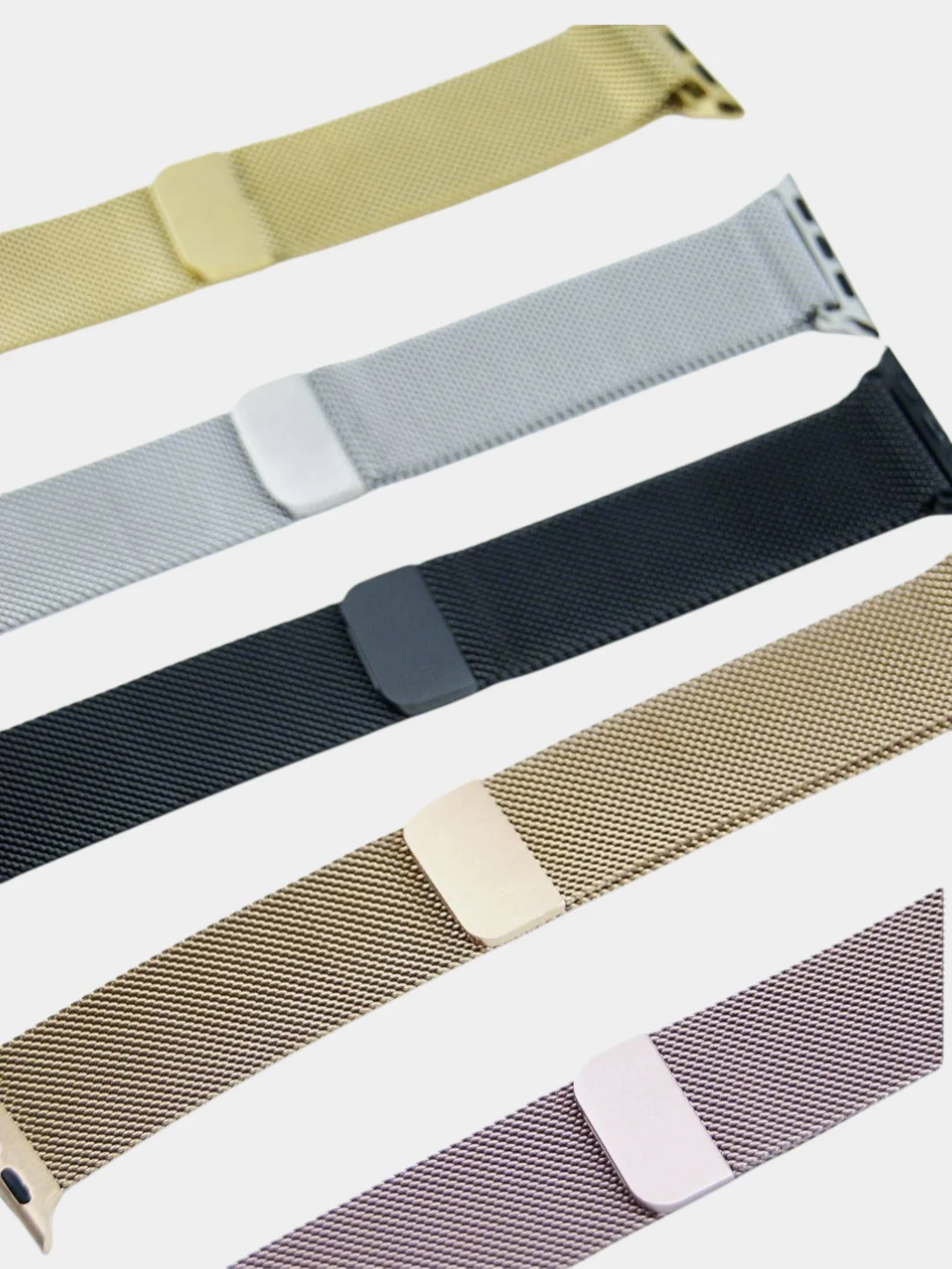 Миланский металлический ремешок для умных смарт часов Apple Watch series 1-6 и SE