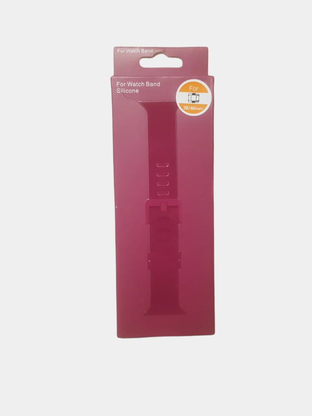 Вишнёвый спортивный ремешок для Apple watch