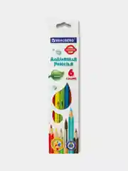 Карандаши цветные акварельные  PREMIUM AQUARELLE, 6 цветов, грифель мягкий 4 мм