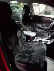 Автомобильные накидки из искусственного черного меха (2 шт.)
