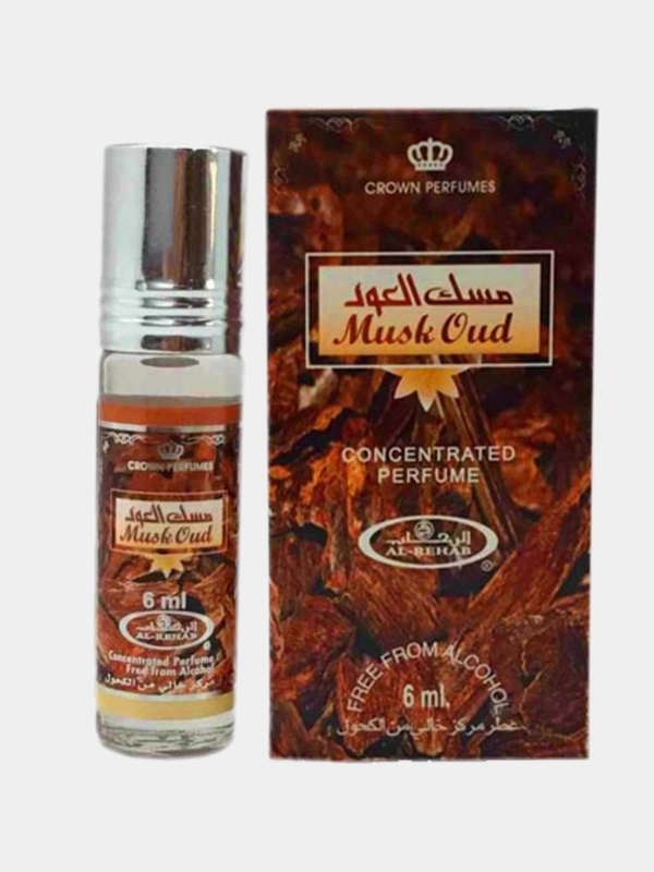 Арабские масляные духи Musk Oud, Al Rehab, 6 мл купить по цене 290 ₽ в ...