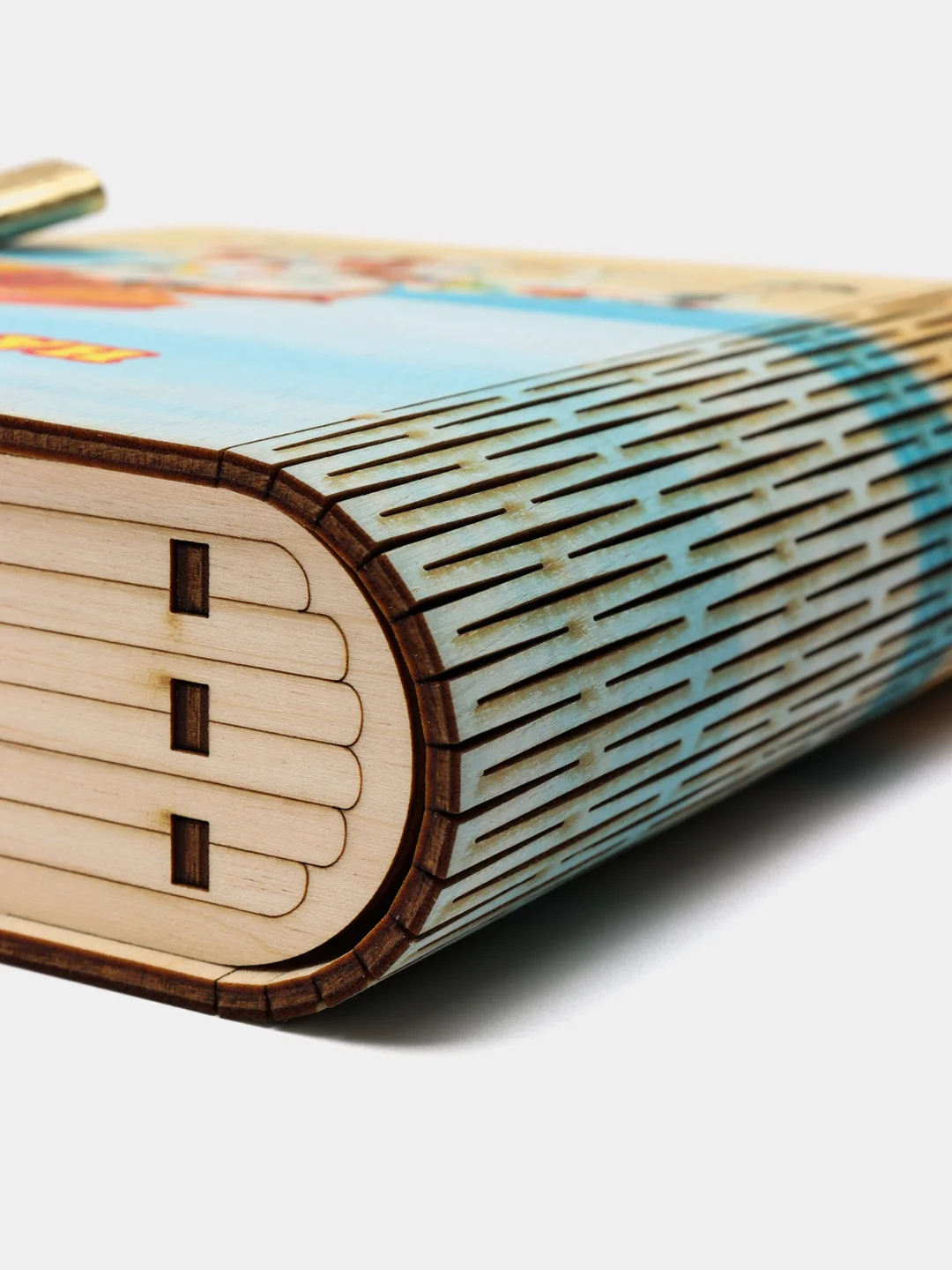 Копилка-книжка из дерева "Коплю на мечту" железный замок и надпись