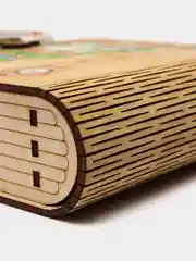 Копилка-книжка с деревянным замком "Ёлка"