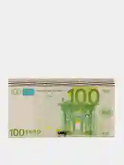 Купюрница-конверт "100 евро", денежная шкатулка из дерева