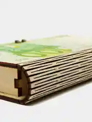 Купюрница-конверт "100 евро", денежная шкатулка из дерева