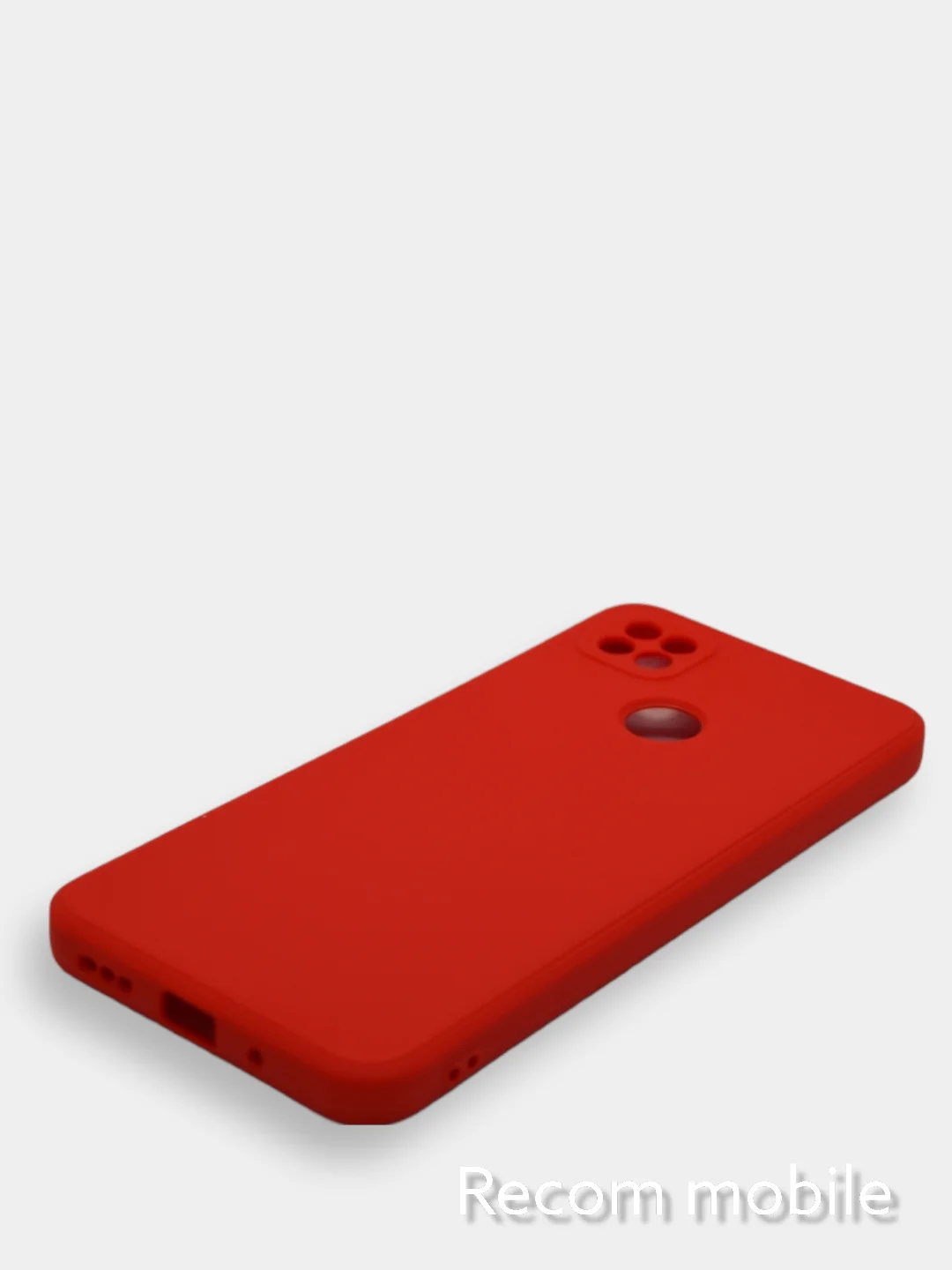 Красный чехол Xiaomi Redmi 9C, Redmi 9C NFC, Redmi 10A с бархатной подкладкой и защитой камеры