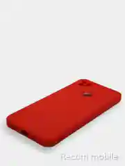 Красный чехол Xiaomi Redmi 9C, Redmi 9C NFC, Redmi 10A с бархатной подкладкой и защитой камеры