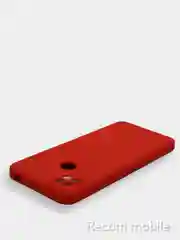 Красный чехол Xiaomi Redmi 9C, Redmi 9C NFC, Redmi 10A с бархатной подкладкой и защитой камеры