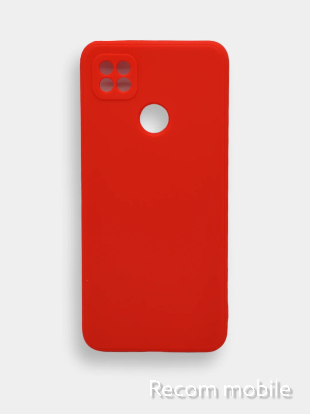 Красный чехол Xiaomi Redmi 9C, Redmi 9C NFC, Redmi 10A с бархатной подкладкой и защитой камеры