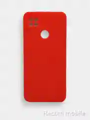 Красный чехол Xiaomi Redmi 9C, Redmi 9C NFC, Redmi 10A с бархатной подкладкой и защитой камеры