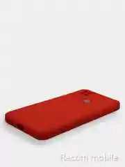 Красный чехол Xiaomi Redmi 9C, Redmi 9C NFC, Redmi 10A с бархатной подкладкой и защитой камеры