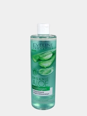 Eveline Cosmetics Мицеллярная вода для лица Очищающая 3в1 ORGANIC ALOE+COLLAGEN, 400мл