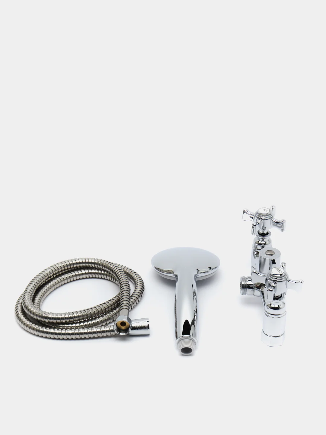 Серебряный смеситель для ванны Frap f2225 из латуни с лейкой c поворотным изливом